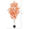 image:imageNearly Natural 8ft Autumn Birch Artificial Fall Tree