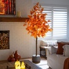 image:imageNearly Natural 8ft PreLit Autumn Maple Artificial Fall Tree with 660 Warm White LED Lights