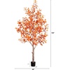 image:imageNearly Natural 9 ft Artificial Autumn Oak Lifelike Fall Tree Indoor Decor