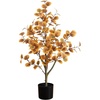 image:imageNearly Natural 3ft Autumn Eucalyptus Artificial Tree  Harvest Season Decor  Indoor Fall Foliage Display
