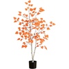 image:imageNearly Natural 4ft Autumn Paper Birch Artificial Fall Tree  Lifelike Foliage for Seasonal Home Dcor