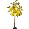 image:imageNearly Natural 4ft PreLit Green Autumn Oak Artificial Fall Tree with 150 Warm White LED Lights