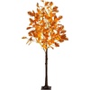 image:imageNearly Natural 5ft PreLit Burnt Orange Autumn Maple Artificial Fall Tree with 240 Warm White LED Lights