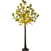 image:imageNearly Natural 6ft PreLit Green Autumn Oak Artificial Fall Tree with 250 Warm White LED Lights