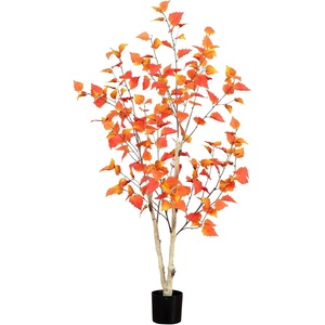 image:imageNearly Natural 4ft Autumn Birch Artificial Fall Tree