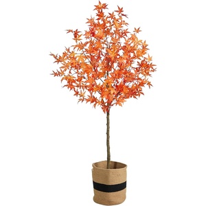 image:imageNearly Natural 6ft Artificial Autumn Maple Tree with Handmade Jute amp Cotton Basket