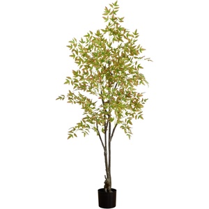 image:imageNearly Natural 6ft Autumn Nandina Artificial Fall Tree
