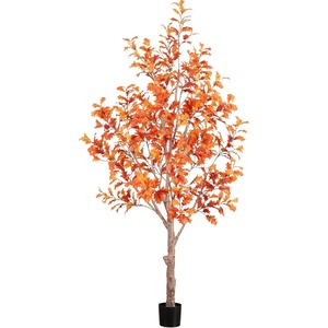 image:imageNearly Natural 9 ft Artificial Autumn Oak Lifelike Fall Tree Indoor Decor