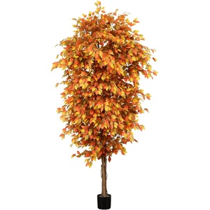 image:imageNearly Natural 9ft Autumn Ficus Artificial Fall Tree