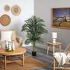 image:imageNearly Natural 55ft Double Robellini Palm Tree UV Resistant IndoorOutdoor