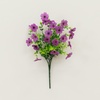 image:imageNearly Natural 13in UV Resistant Artificial Daisy Bush IndoorOutdoor  Set of 12Light Purple