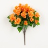 image:imageNearly Natural 19in UV Resistant Artificial Azalea Bush IndoorOutdoor  Set of 3Orange