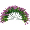 image:imageNearly Natural 13in UV Resistant Artificial Daisy Bush IndoorOutdoor  Set of 12Light Purple