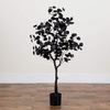 image:imageNearly Natural 4ft Black Eucalyptus Halloween Tree in Nursery Pot