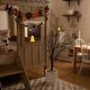 image:imageNearly Natural 4ft PreLit Minimalist Black Twig Halloween Tree with LEDs