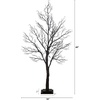 image:imageNearly Natural 4ft PreLit Minimalist Black Twig Halloween Tree with LEDs