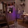 image:imageNearly Natural 4ft PreLit Minimalist Black Twig Halloween Tree with LEDs