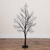 image:imageNearly Natural 4ft PreLit Minimalist Black Twig Halloween Tree with LEDs