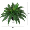 image:imageNearly Natural 24 in Artificial SelfShaped Boston Fern Plant