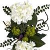 image:imageNearly Natural 28in Hydrangea Teardrop White