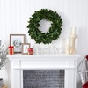 image:imageNearly Natural 30 in Artificial Magnolia Wreath for Indoor Home Decor