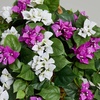 image:imageNearly Natural 30in Mixed Bougainvillea Artificial Plant Hanging Basket