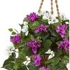 image:imageNearly Natural 30in Mixed Bougainvillea Artificial Plant Hanging Basket