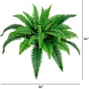 image:imageNearly Natural 32in Boston Fern Set of 2  Realistic Artificial Fern Plants with Flexible Branches and Lifelike Leaves LowMaintenance Indoor Ferns for Home and Office Decor