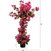 image:imageNearly Natural 4ft UV Resistant Artificial Spiral Bougainvillea Tree IndoorOutdoor4ft