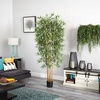 image:imageNearly Natural 5214 Bambusa Bamboo Silk Tree 6Feet Green 72 in7ft