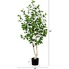 image:imageNearly Natural 7 ft Artificial Birch Tree with Real Touch Leaves5ft