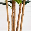 image:imageNearly Natural 7ft Artificial Fiddle Leaf Tree in Decorative White Planter