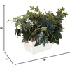 image:imageNearly Natural Ivy with White Wash Planter Silk Plant