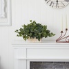 image:imageNearly Natural Ivy with White Wash Planter Silk Plant