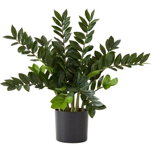 image:imageNearly Natural 28 in Artificial ZZ Plant with Planter for Home Office Decor