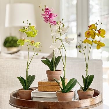 Nearly Natural｜6ft Triple Trunk Artificial Ficus Tree,Lifelike Artificial Plants & Silk Flower Decor