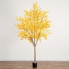 image:imageNearly Natural 9ft Autumn Maple Artificial Fall Tree in Black Nursery Pot