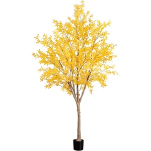 image:imageNearly Natural 9ft Autumn Maple Artificial Fall Tree in Black Nursery Pot