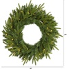 image:imageNearly Natural 24 PreLit Artificial Long Pine Christmas Wreath
