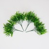 image:imageNearly Natural 14 in UVResistant Artificial Mixed Greens Bush Set of 4