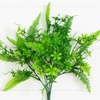 image:imageNearly Natural 14 in UVResistant Artificial Mixed Greens Bush Set of 4