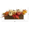 image:imageNearly Natural 16 Fall Harvest Pumpkins and Berries Artificial Arrangement