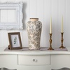 image:imageNearly Natural 16 in Tuscan Ceramic Floral Scroll Urn Vase Room Decor