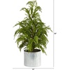 image:imageNearly Natural 20 Cedar Pine Artificial Christmas Tree Decorative Planter