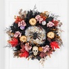 image:imageNearly Natural 24in Artificial Halloween Wreath Front Door Decor
