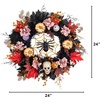 image:imageNearly Natural 24in Artificial Halloween Wreath Front Door Decor