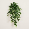 image:imageNearly Natural 24in UV Resistant Artificial Puff Ivy Hanging Plant IndoorOutdoor  Set of 341in