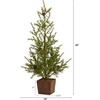 image:imageNearly Natural 28in Alpine Small Artificial Christmas Tree with Pinecones