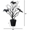 image:imageNearly Natural 2ft PreLit Black Spooky Twig Tree Halloween Decor1ft 4in