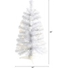 image:imageNearly Natural 2ft PreLit White Tabletop Artificial Christmas Tree 35 LEDs